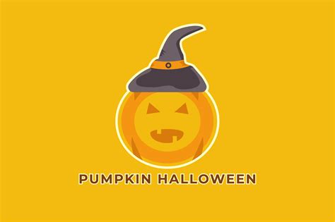 Spooky Halloween Pumpkins Logo Graphic by rahmatumar971 · Creative Fabrica