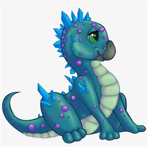 Cute Baby Earth Dragon Clipart - Cute Cartoon Dragon Clipart ...