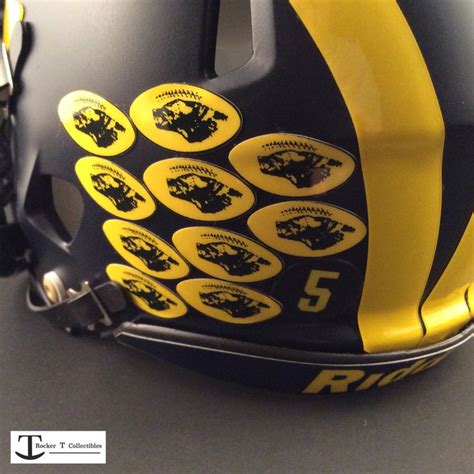 Custom Michigan Mini Helmet | Custom decals, Mini, Helmet