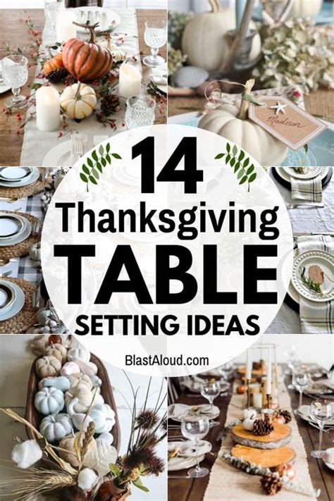 14 Gorgeous DIY Thanksgiving Table Setting Ideas