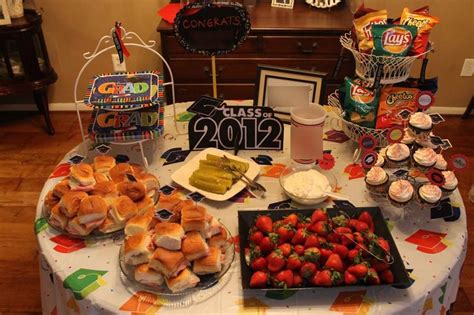 graduation party food ideas | graduation party menu | recipes | Pinterest | Graduation food ...