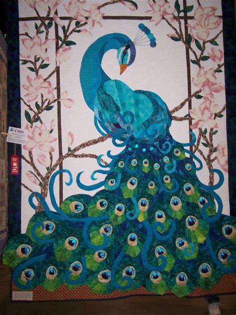 Quilting In Connecticut: July 2007 | Animal quilts, Peacock quilt, Art quilts