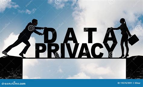 Data Privacy Concept in Modern it Technology Stock Image - Image of ...