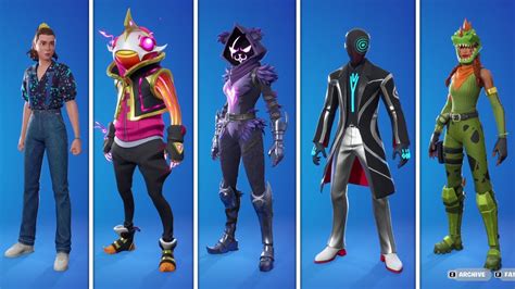 *NEW* All Fortnite Chapter 1 OG Leaked Skins (ELEVE, FISHDRIFT, SAURA ...