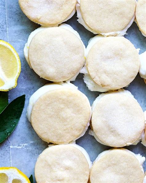 Shortbread Cookie Lemon-coconut Ice Cream Sandwiches Recipe | The Feedfeed