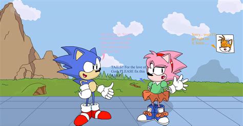 {Request 1} Sonic and Amy Body Swap.. | Sonic the Hedgehog! Amino