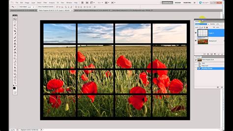 Photoshop. Reusable Grid Overlays - YouTube