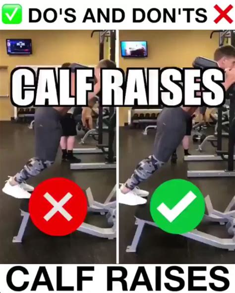 Calf Raises Proper Form | Video & Guide