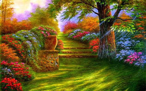 Colorful Garden New HD Wallpapers - Wallpapers