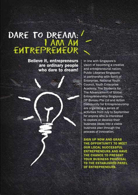 Dare to Dream : I am an Entrepreneur