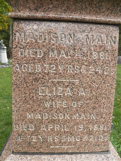 Madison Main (1809-1881) - Find a Grave Memorial