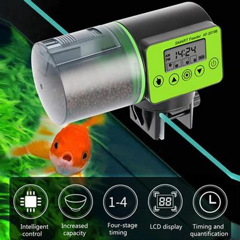 Smart Automatic Fish Aquarium Feeder Fish Tank Auto Fish Feeding Timer ...