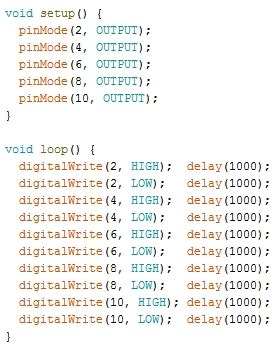 Arduino code language tutorial - vaBos