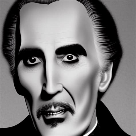 Christopher Lee Dracula Graphic · Creative Fabrica