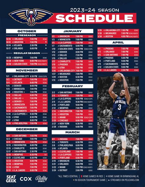 Pelicans 2024 Schedule - emlyn joelly