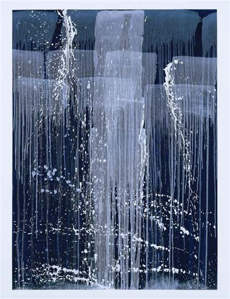 Pat Steir, from her ‘Winter Paintings’ series. | Art painting ...