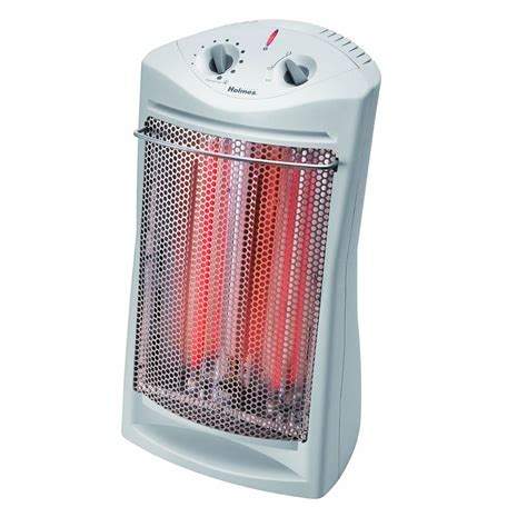 Holmes HQH307-NU 1500W Infared Quartz Tower Heater w/ Thermostat in White - Walmart.com