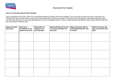 30 Best Recruitment Plan Templates [& Examples] - TemplateArchive