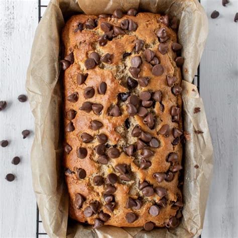 Healthier Chocolate Chip Banana Bread - 31 Daily