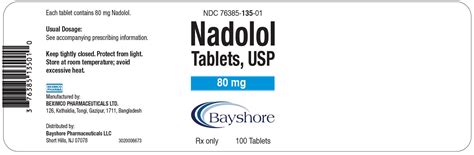 DailyMed - NADOLOL tablet