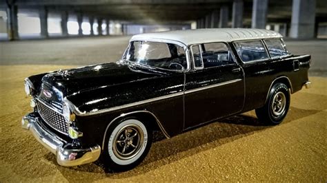 1955 Chevy Nomad Wagon Gasser 1/25 Scale Model Kit Build, 56% OFF