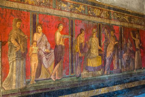 Painted Wall Pompeii Italy - Tuscany Tours