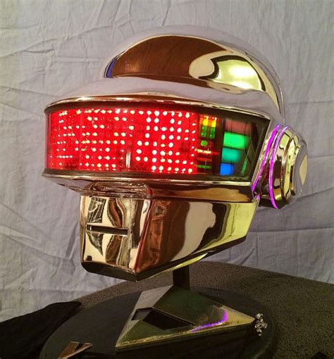 Daft Punk Guy Manuel Led Helmet - NoveltyStreet