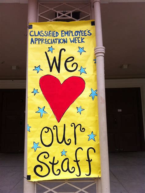 Classified employee week banner. | Parents appreciation, Staff appreciation week, Teacher ...