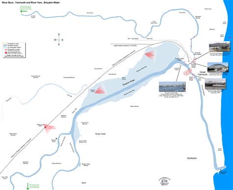 Yarmouth and Breydon Water map