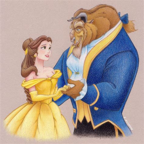 Beauty And The Beast Drawing Ideas