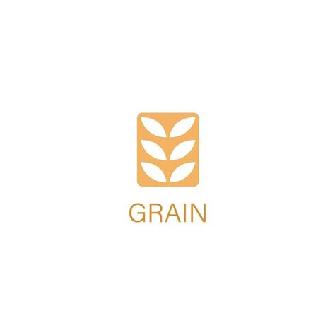 Grain logo vector design with a simple design 36469229 Vector Art at ...