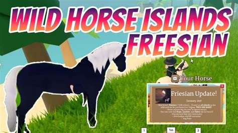 WILD HORSE ISLAND ROBLOX *FREESIAN UPDATE !! - YouTube