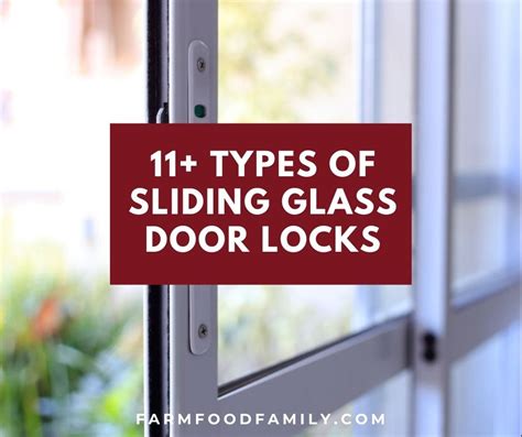 11+ Different Types Of Sliding Glass Door Locks (With Pictures)