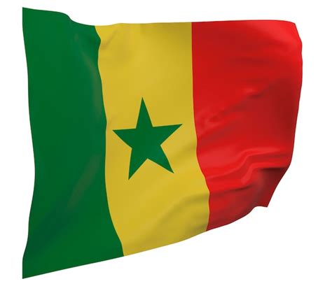 Premium Photo | Senegal flag isolated. waving banner. national flag of ...