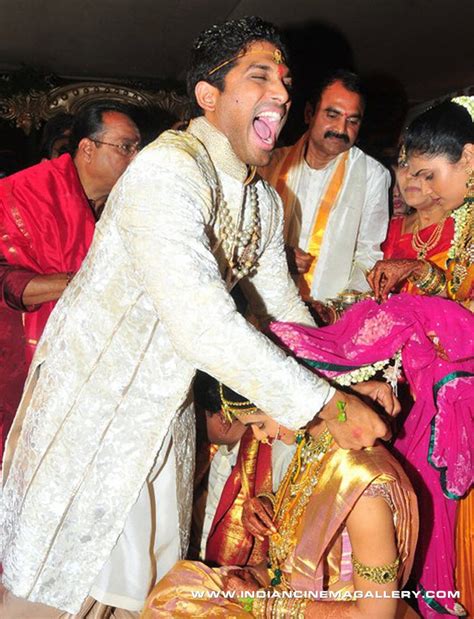 Allu Arjun Wedding Photo Gallery Stills Allu Arjun Marriage Reception Pictures Videos