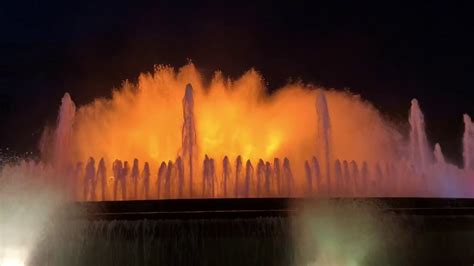 Barcelona Magic Fountains (Montjuic) Part 01 - YouTube