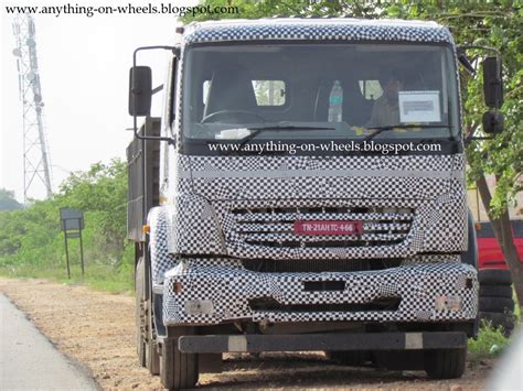 ANYTHING ON WHEELS: BharatBenz (Daimler) Trucks spotted testing near Chennai