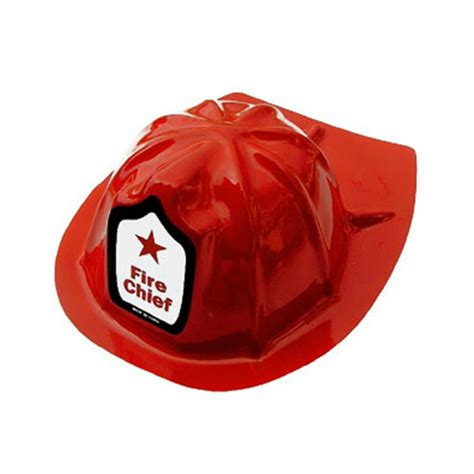 Rhode Island Novelty Set of 12 Adult Plastic Fireman Costume Fire Chief Helmets Hats - Walmart ...