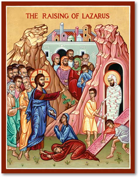 Great Feast Icons: Raising of Lazarus Icon | Monastery Icons