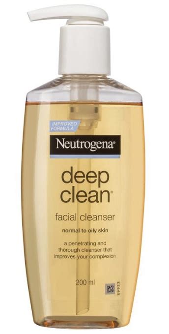 Neutrogena Deep Clean Facial Cleanser Normal To Oily Skin ingredients ...