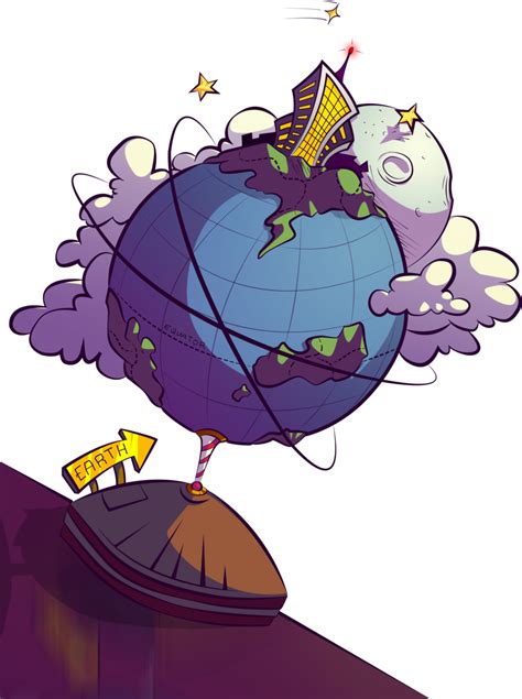 cartoon globe of world - Clip Art Library