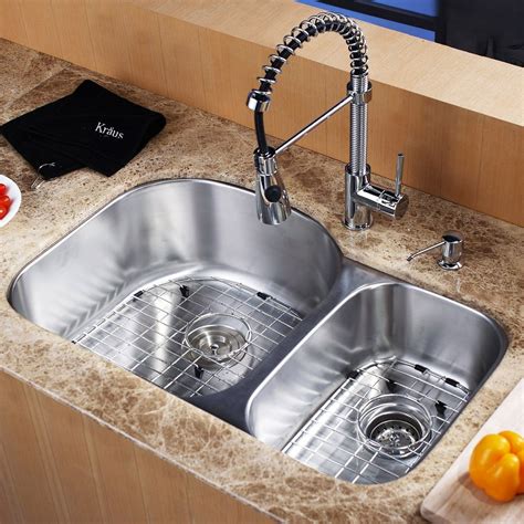 Double Kitchen Sink With Faucet – Kitchen Info