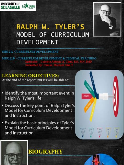 Ralph Tyler Model | PDF | Curriculum | Learning