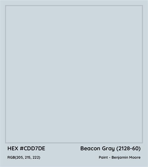 Benjamin Moore Beacon Gray in 2022 | Munsell color system, Paint colors benjamin moore, Benjamin ...