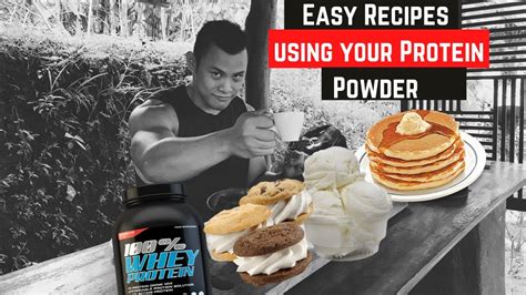 4 EASY RECIPES USING YOUR WHEY PROTEIN POWDER | EASY MEAL PREP - YouTube