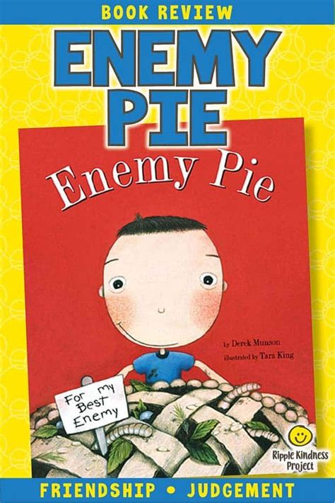 Enemy Pie Book Review & A Friendship Lesson | Kind kids, Kindness projects, Kindness activities