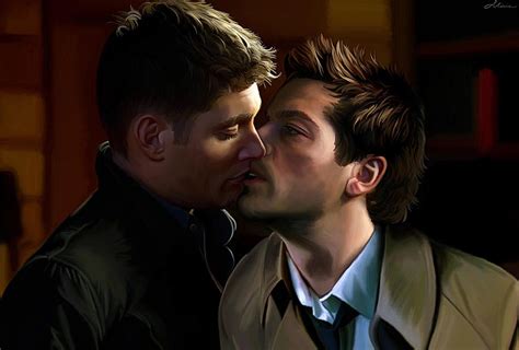 Kiss Me by LicieOIC on DeviantArt in 2021 | Destiel fanart, Supernatural destiel, Destiel