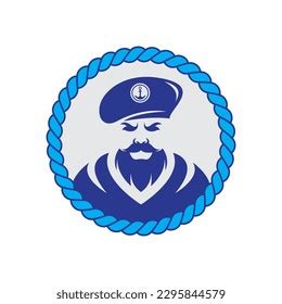 Captain Logo Images Illustration Design Stock Vector (Royalty Free) 2295844579 | Shutterstock