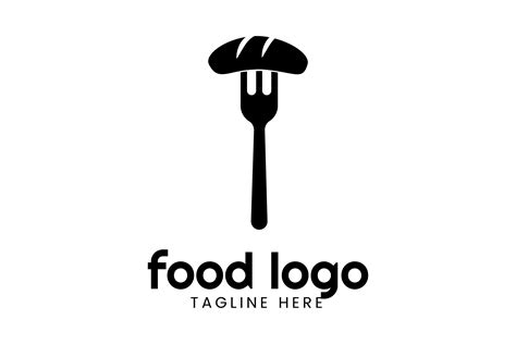 Black and White Logo - Food #28 Graphic by studioarahangin · Creative ...