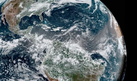 A large Saharan dust cloud is moving over the Atlantic Ocean, already reaching into the ...